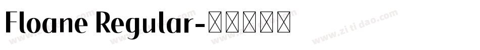 Floane Regular字体转换